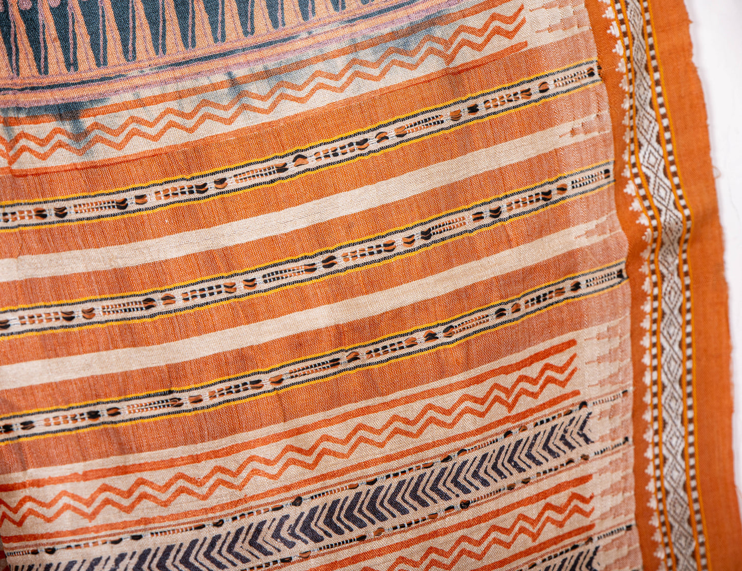 Vintage handblocked Vidharbha Karvati Kinar