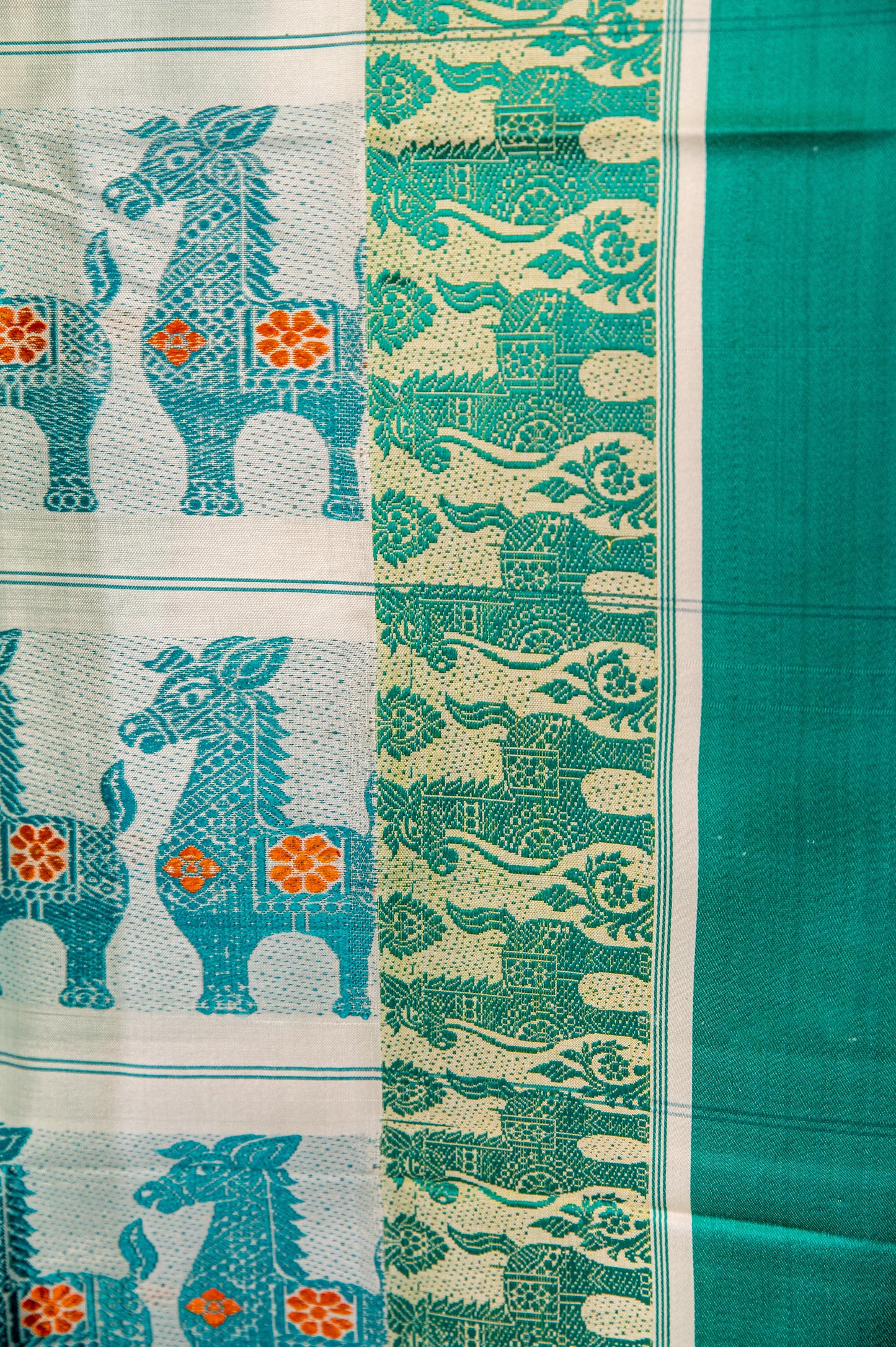 Kora and Green Gorod Silk
