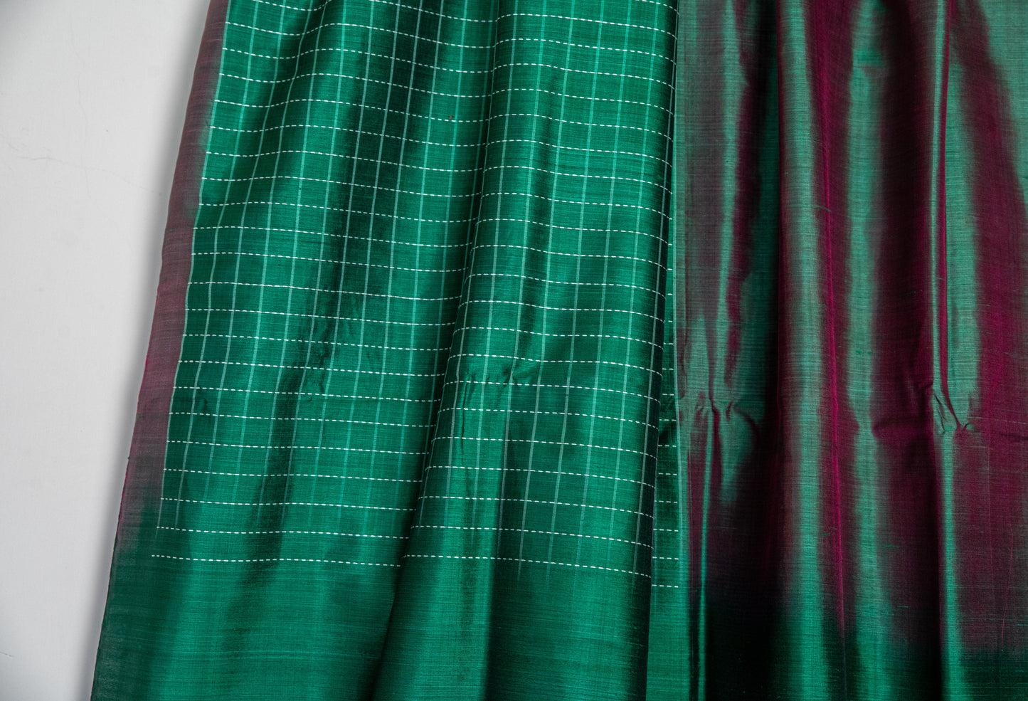 Shot Green Bishnupuri Katan
