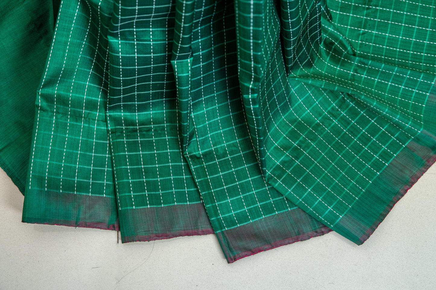 Shot Green Bishnupuri Katan