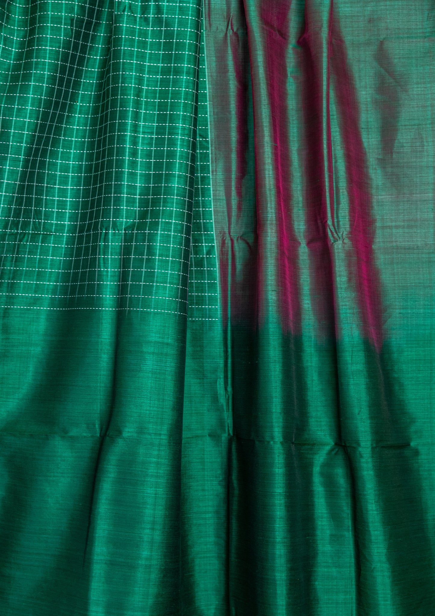 Shot Green Bishnupuri Katan