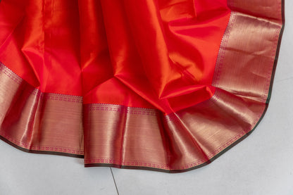 Shot Gajri Salem silk with zari border