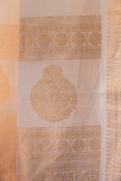 Kora Kanchi cotton with zari