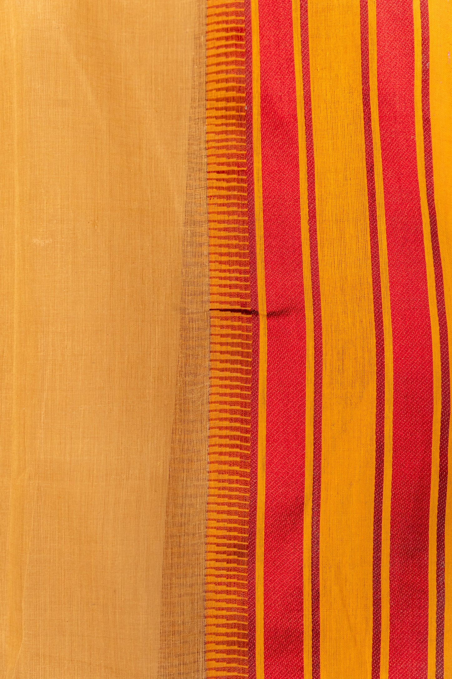 Dhonekhali Sari with Haldi Kumkum border