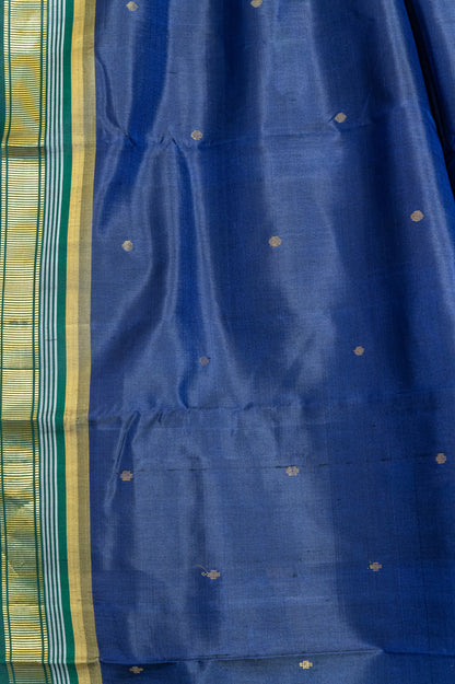 Revival Inky Blue Kanjivaram