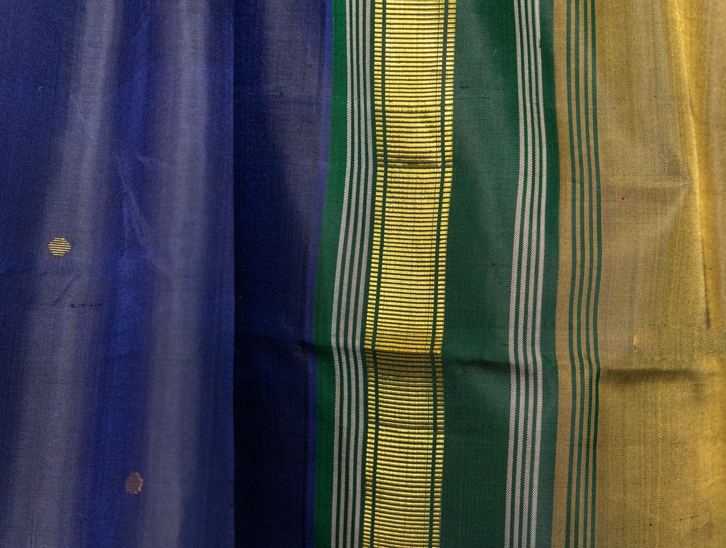 Revival Inky Blue Kanjivaram