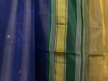 Revival Inky Blue Kanjivaram