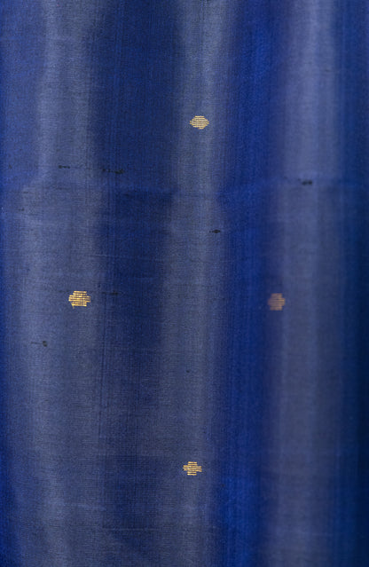 Revival Inky Blue Kanjivaram