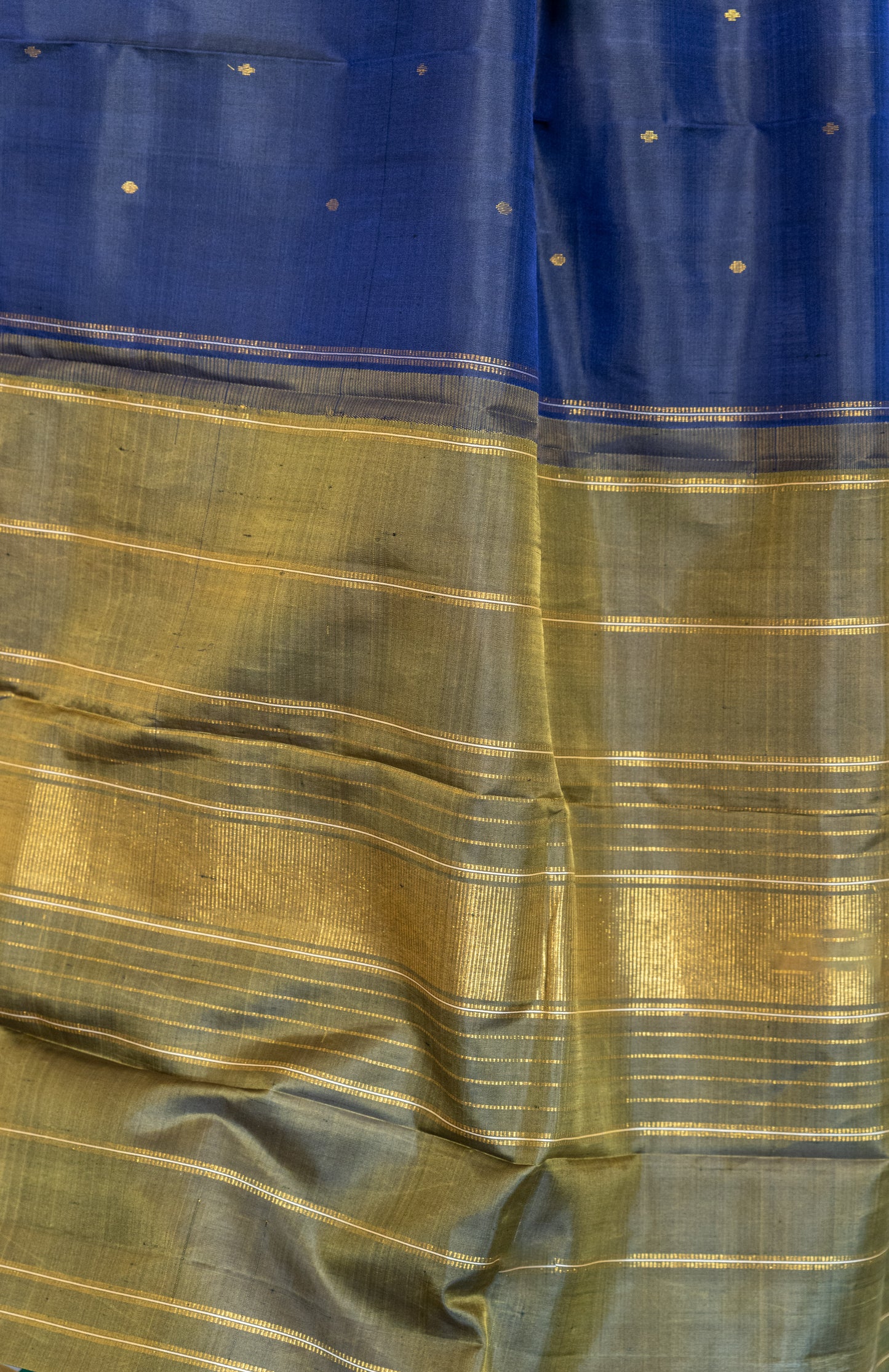 Revival Inky Blue Kanjivaram