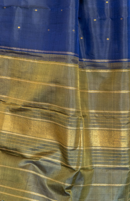 Revival Inky Blue Kanjivaram