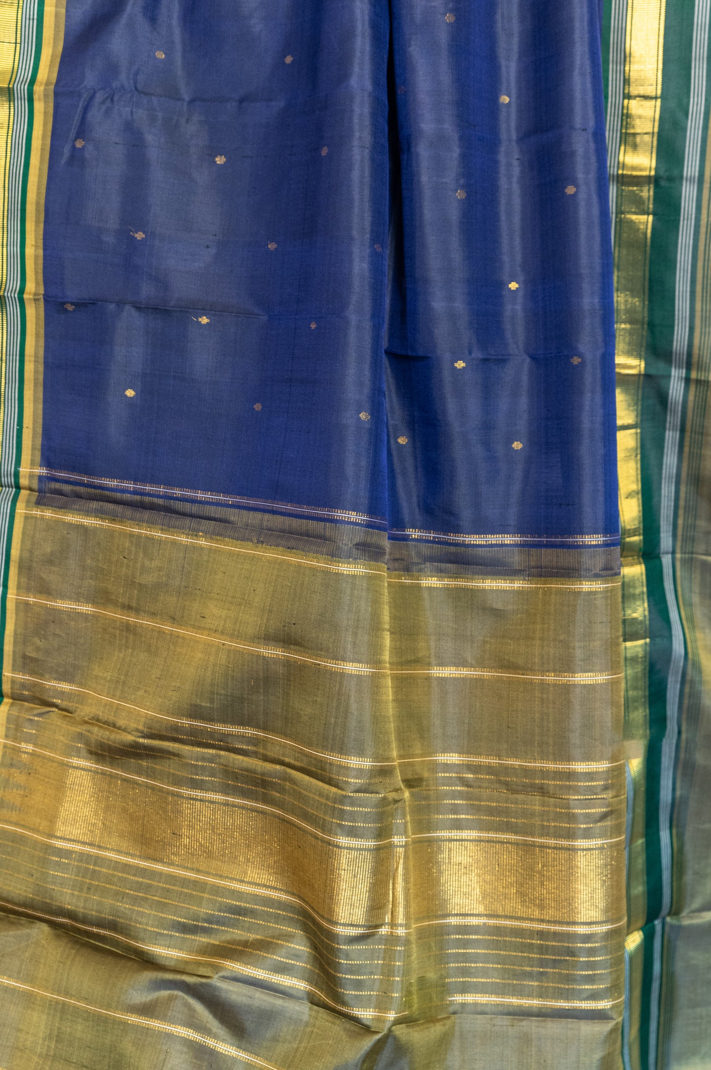 Revival Inky Blue Kanjivaram