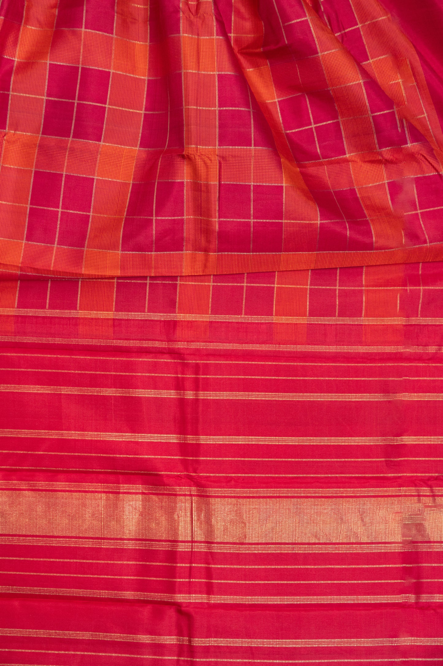 Revival Arakku and Aaranju real zari Korvai Kanjivaram