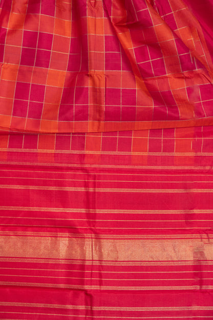 Revival Arakku and Aaranju real zari Korvai Kanjivaram