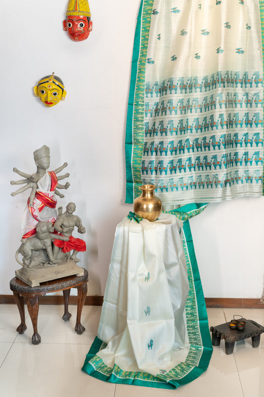 Kora and Green Gorod Silk