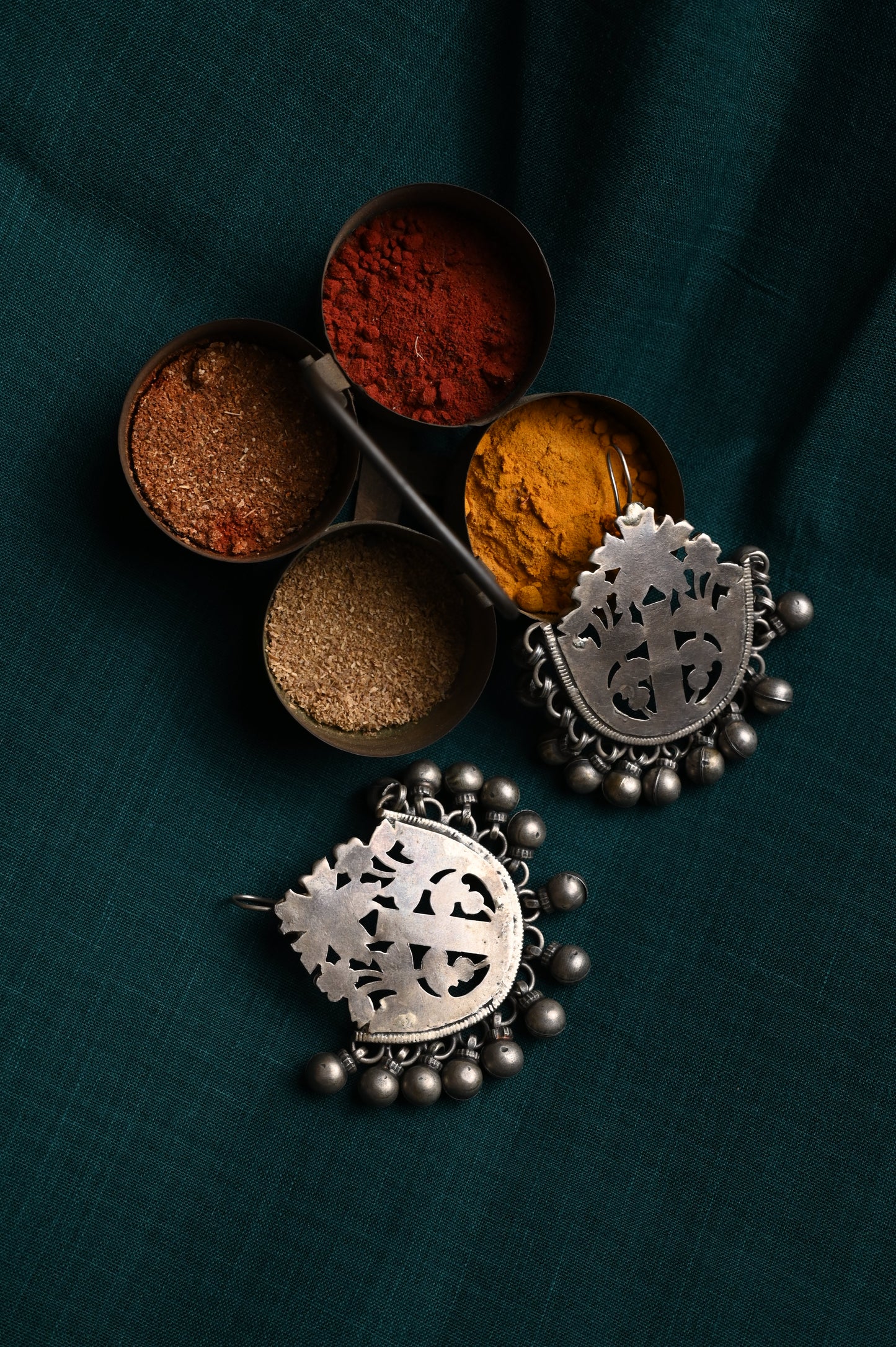Vintage Silver Patti Chilai earrings