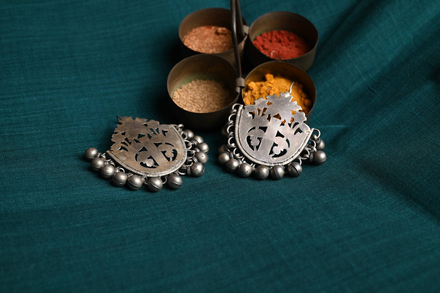 Vintage Silver Patti Chilai earrings