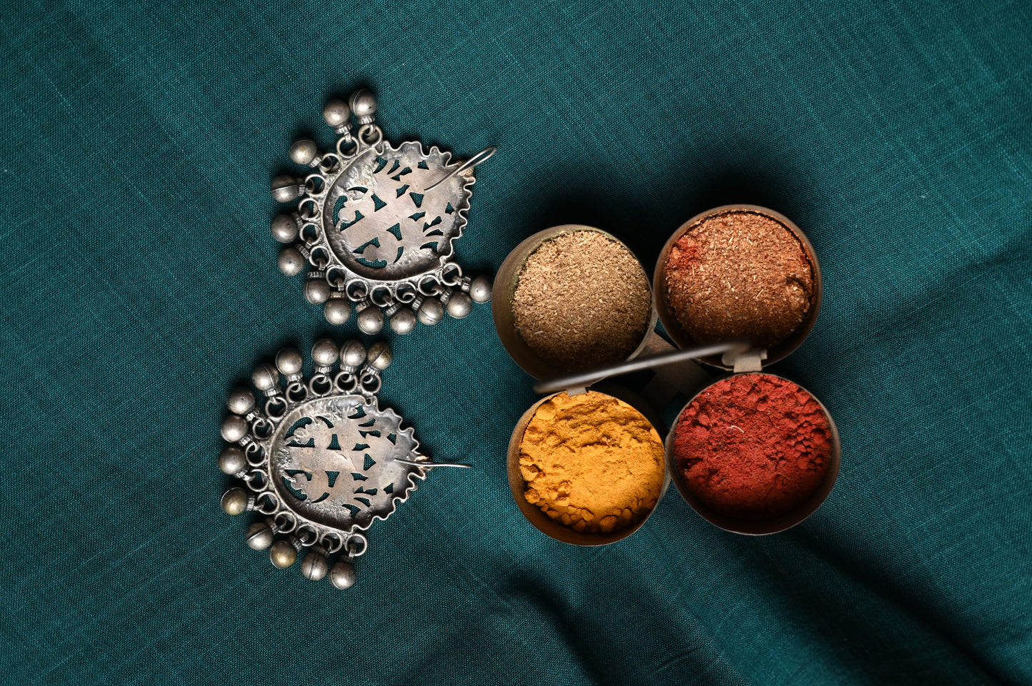Vintage Silver Patti Chilai earrings
