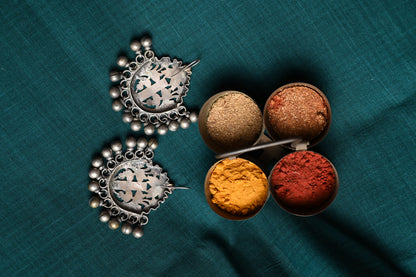 Vintage Silver Patti Chilai earrings