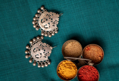 Vintage Silver Patti Chilai earrings