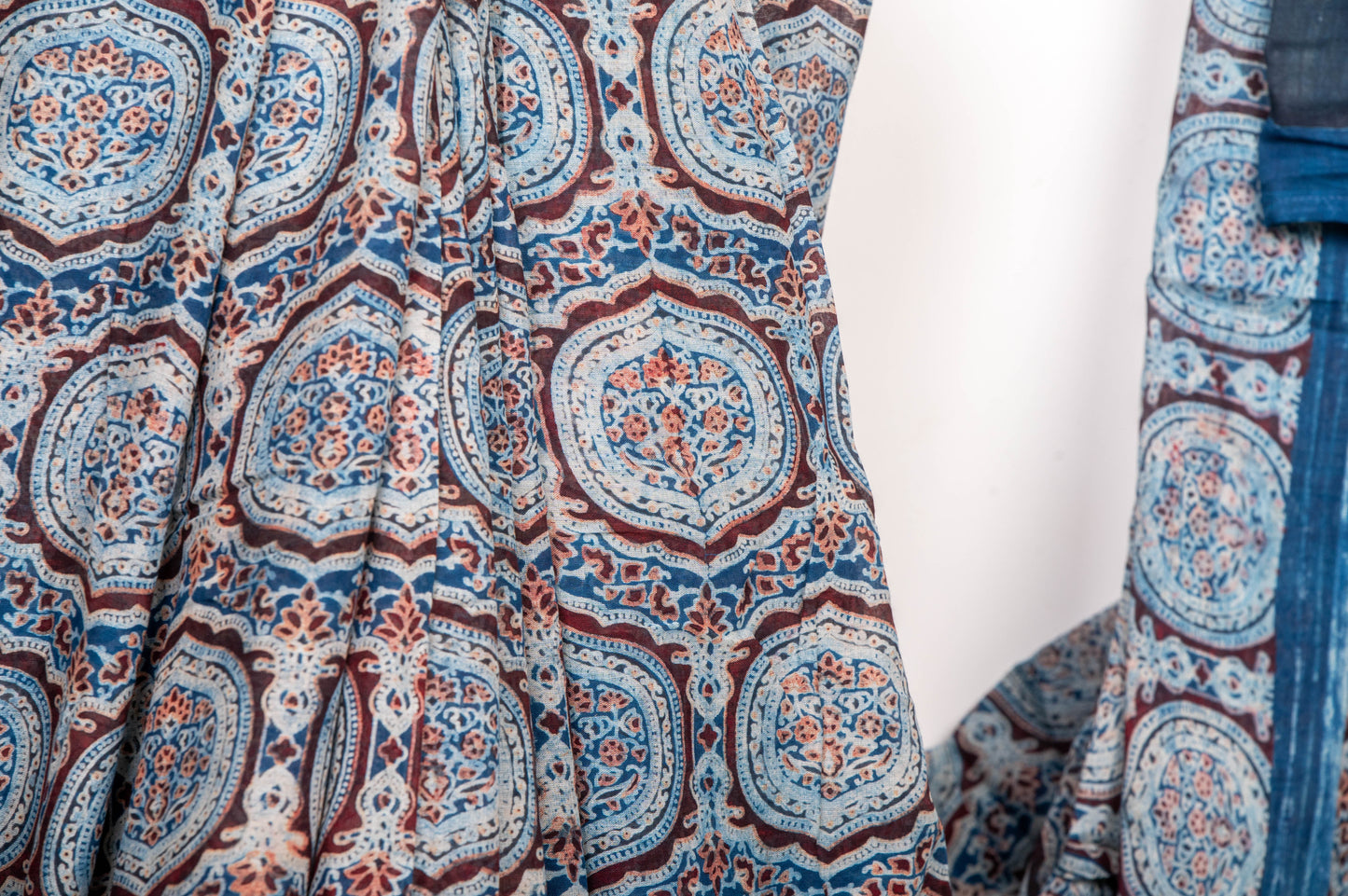 Indigo Madder Mul Cotton Ajrakh
