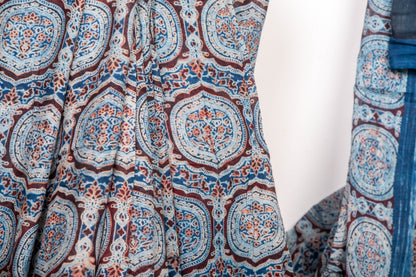Indigo Madder Mul Cotton Ajrakh