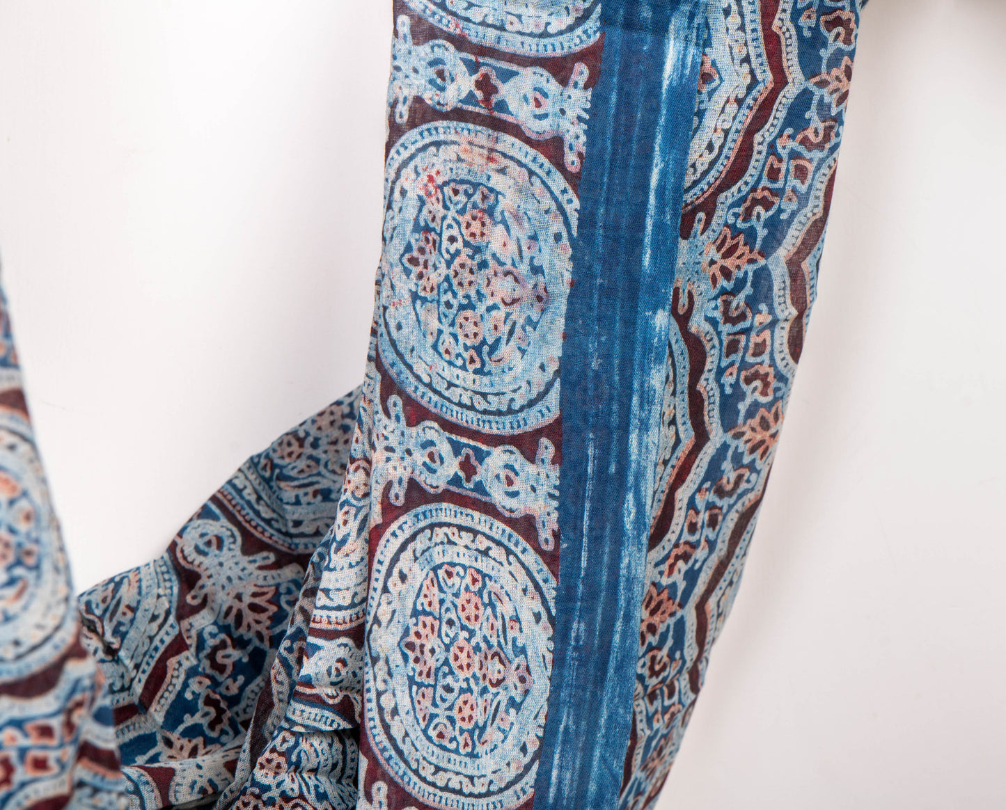 Indigo Madder Mul Cotton Ajrakh