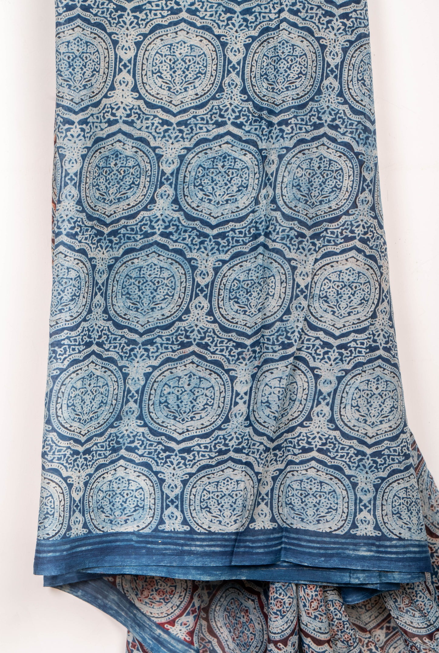 Indigo Mul Cotton Ajrakh
