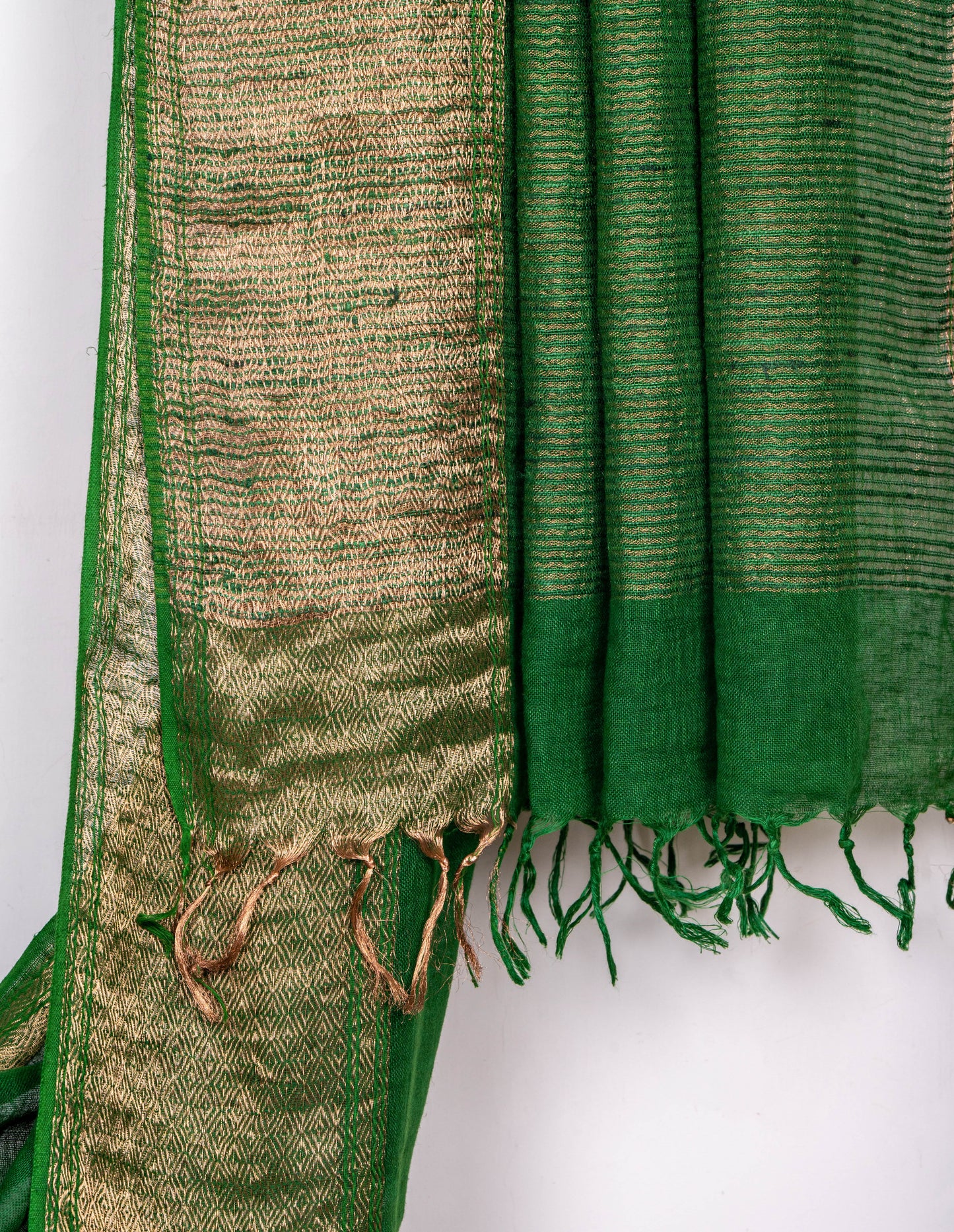 Vintage Linen Cotton with zari