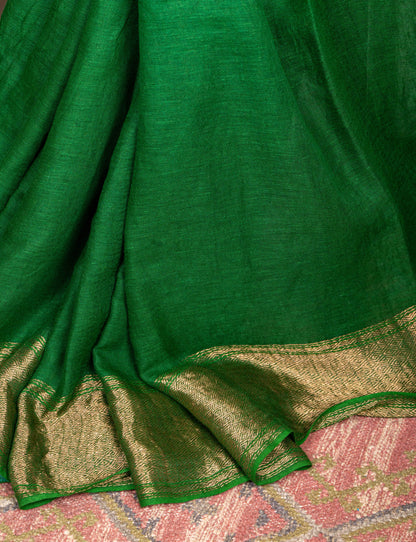 Vintage Linen Cotton with zari