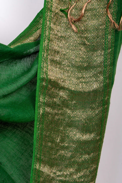 Vintage Linen Cotton with zari
