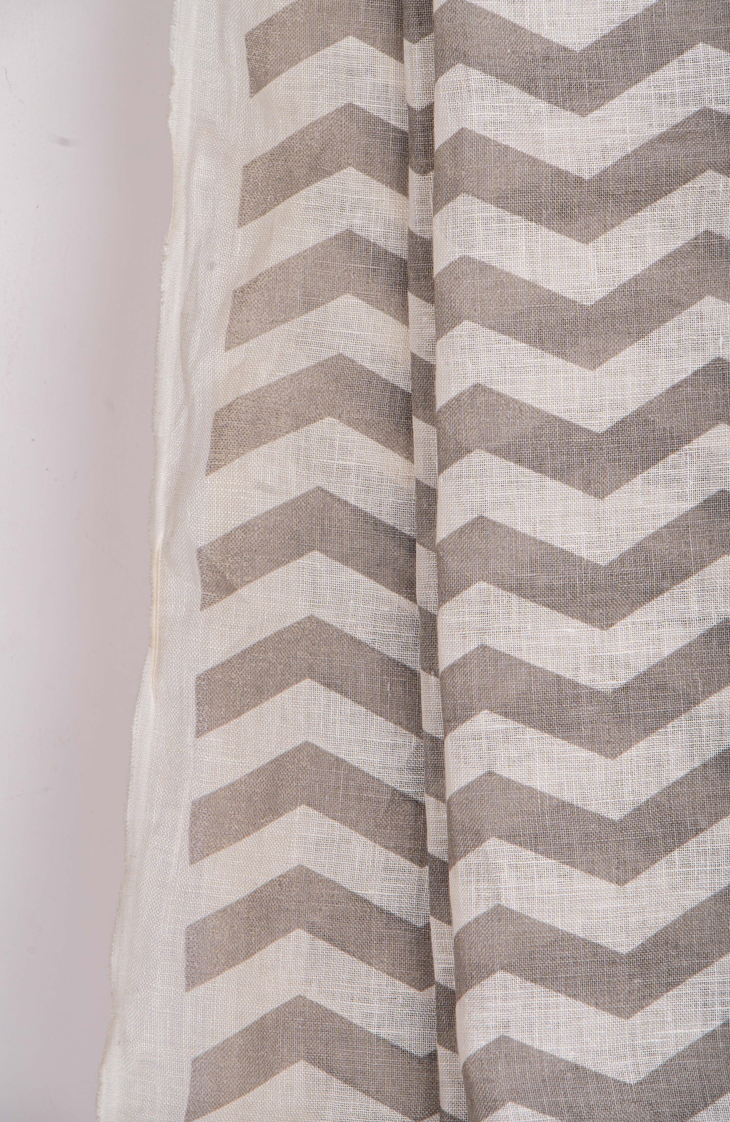 Vintage Linen Cotton with chevrons