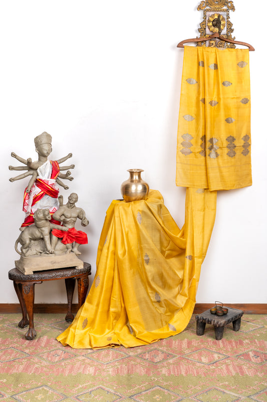 Collector Antique real zari veg dyed Banarasi