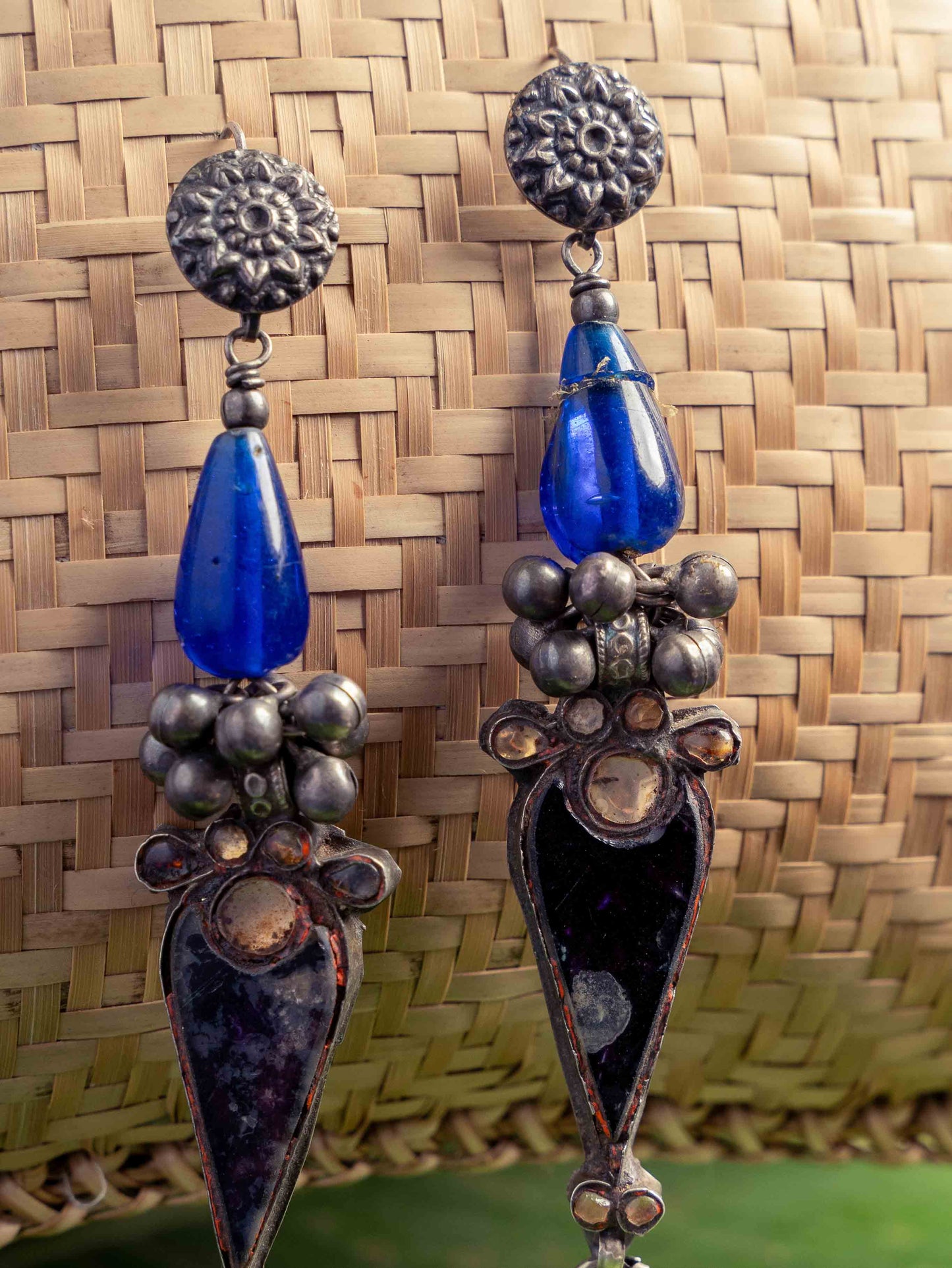 Vintage assembled teardrop danglers