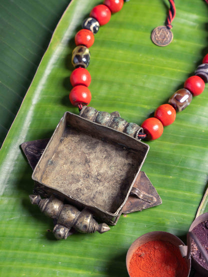 Vintage Tibetan Ghau neckpiece