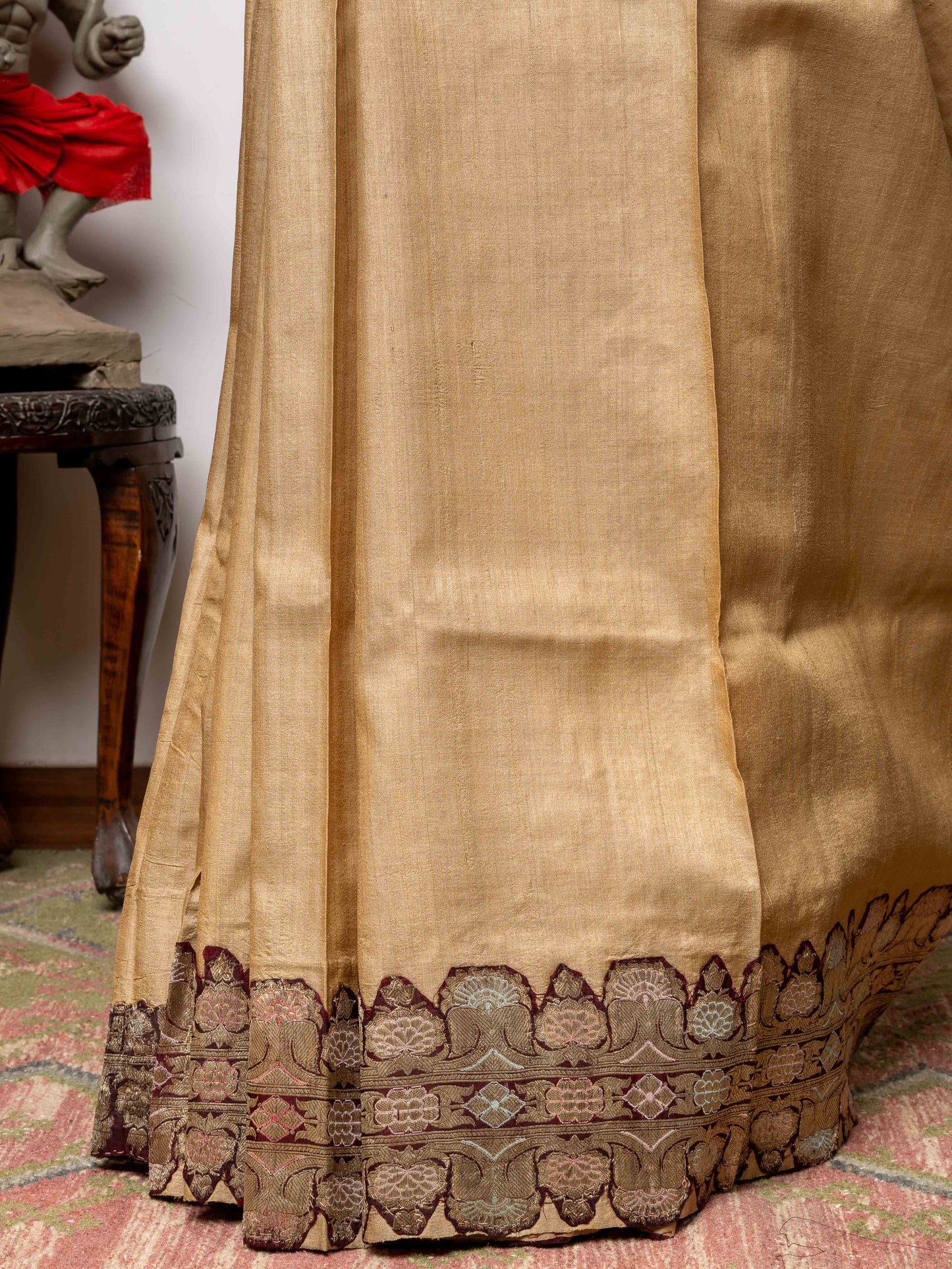 Vintage Restored Banarasi with real zari borders