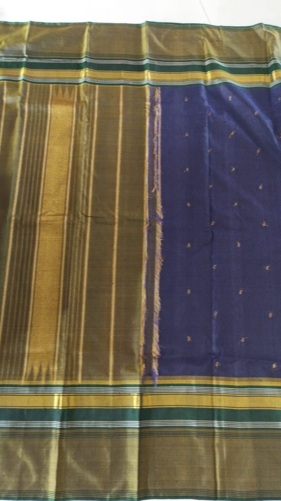 Revival Inky Blue Kanjivaram